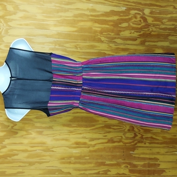 Yaya Nom de Plume multi color dress - Picture 4 of 7